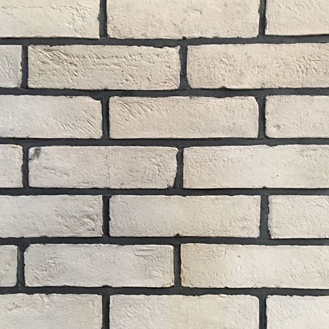 El Yapımı Kaplama Tuğla Beyaz