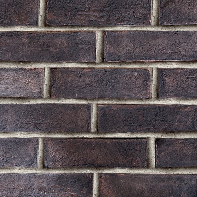 El Yapımı Kaplama Tuğla Siyah